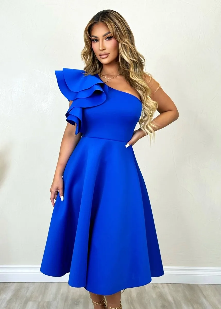 A Perfect Day Dress Blue