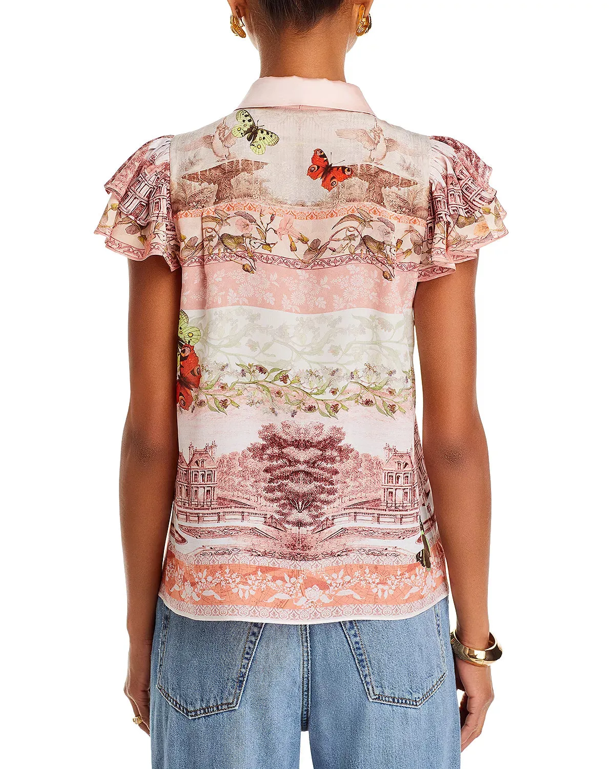 Alice + Olivia - Minda Blouse - Versailles