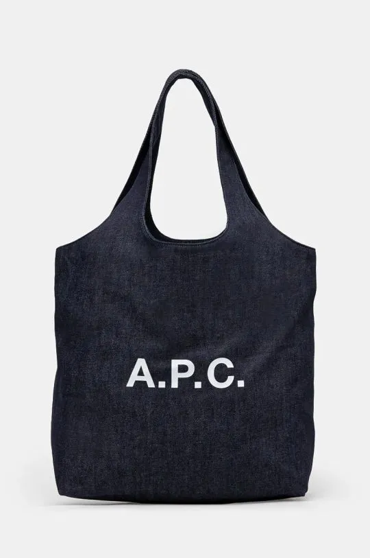 A.P.C. handbag Tote Ninon navy blue color COCSX-M61565