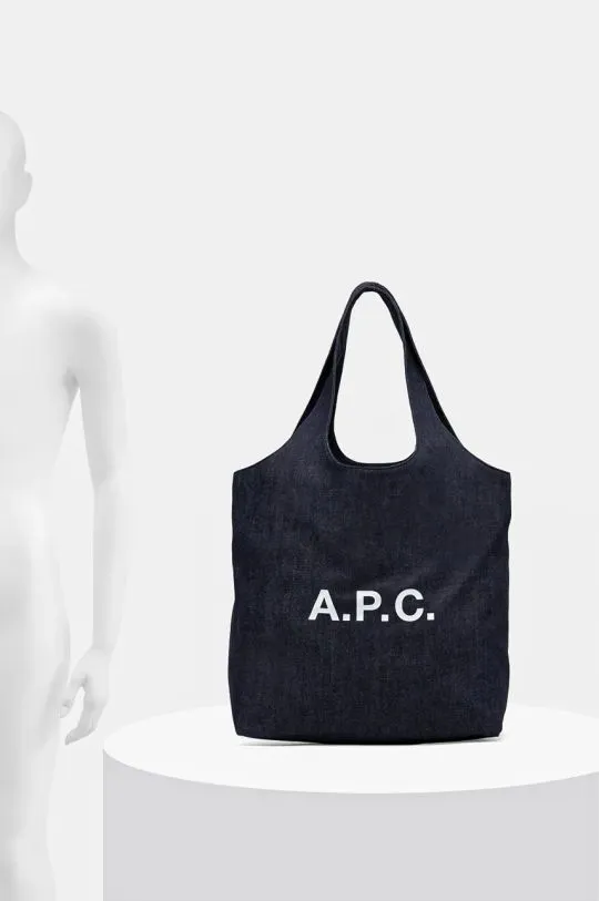 A.P.C. handbag Tote Ninon navy blue color COCSX-M61565