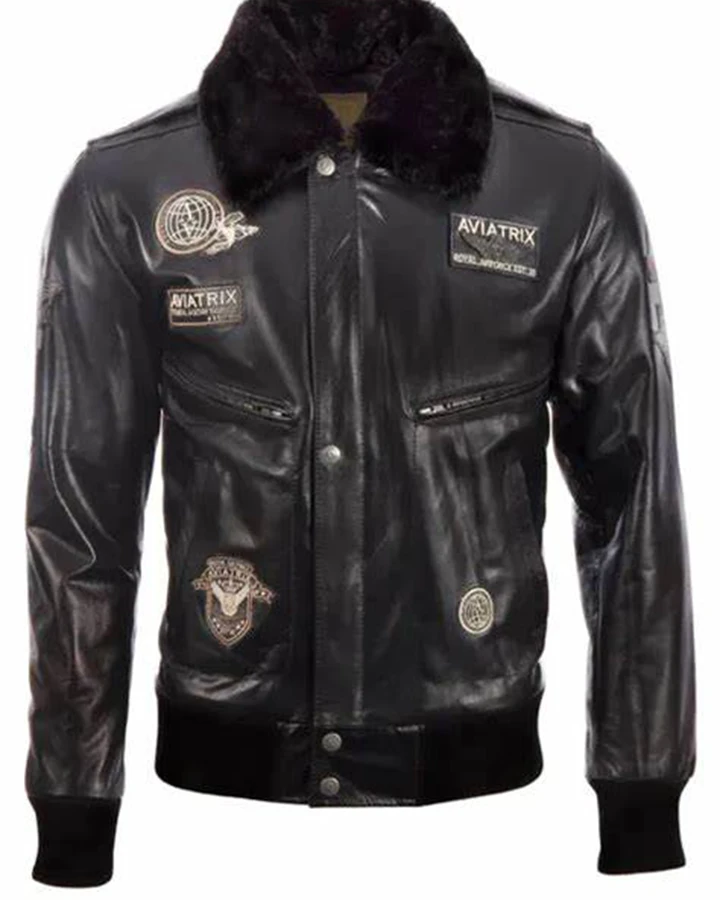 Aviatrix Leather Jacket - William Jacket