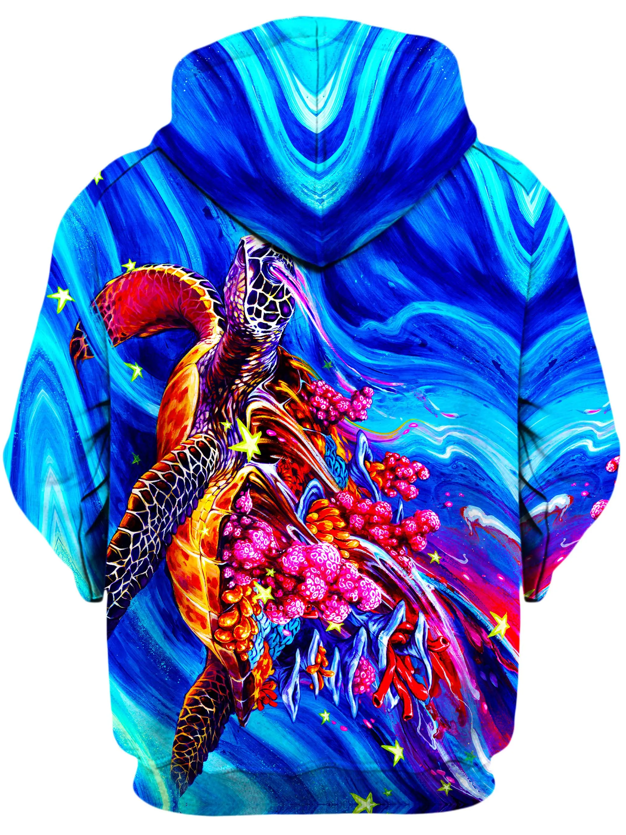 Cosmic Turtle Unisex Zip-Up Hoodie