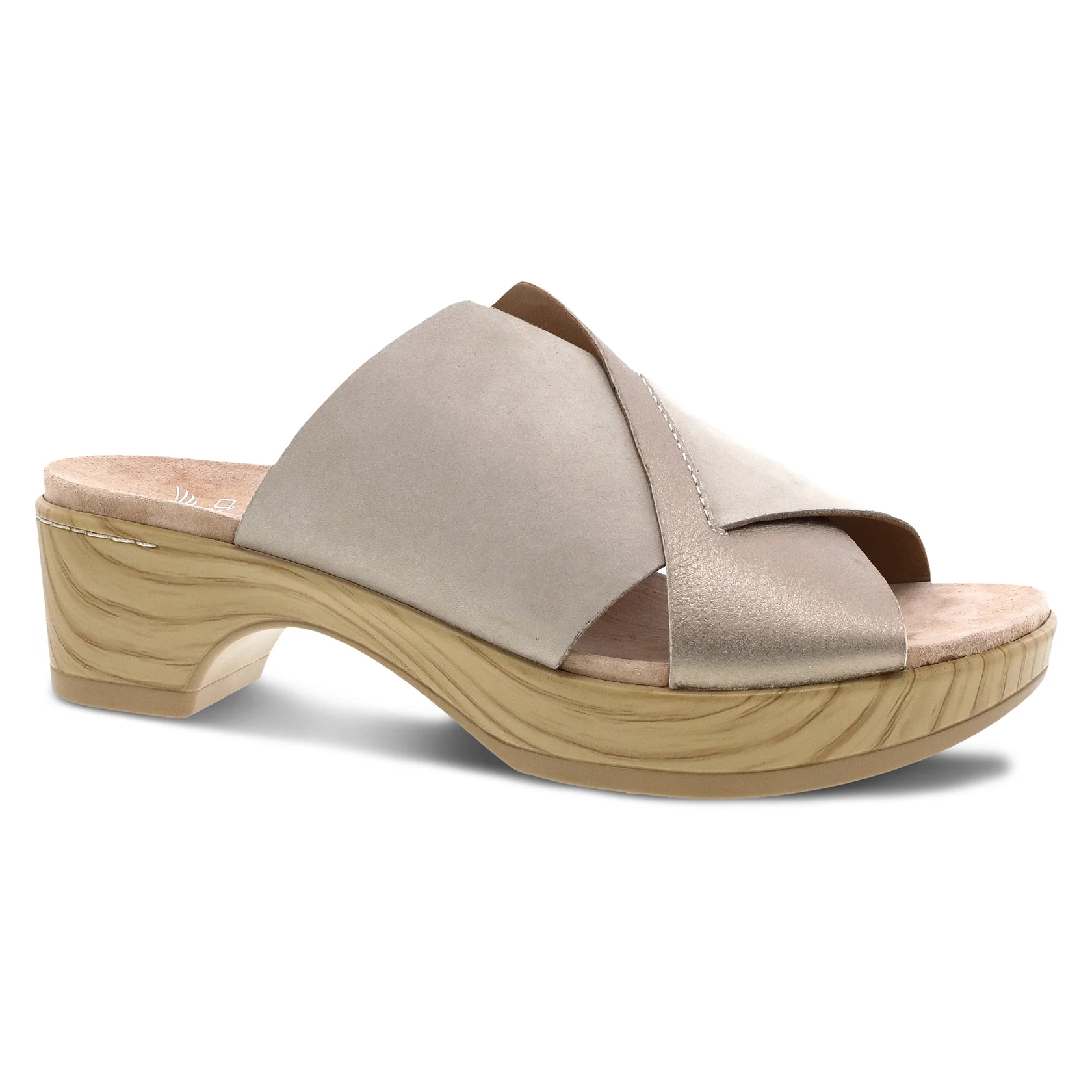 Dansko Women’s Miri Slip On Sandals-Sand Multi