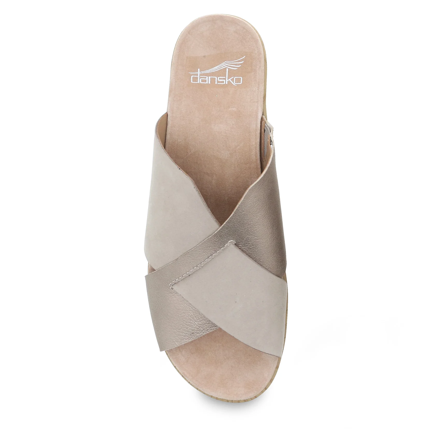 Dansko Women’s Miri Slip On Sandals-Sand Multi