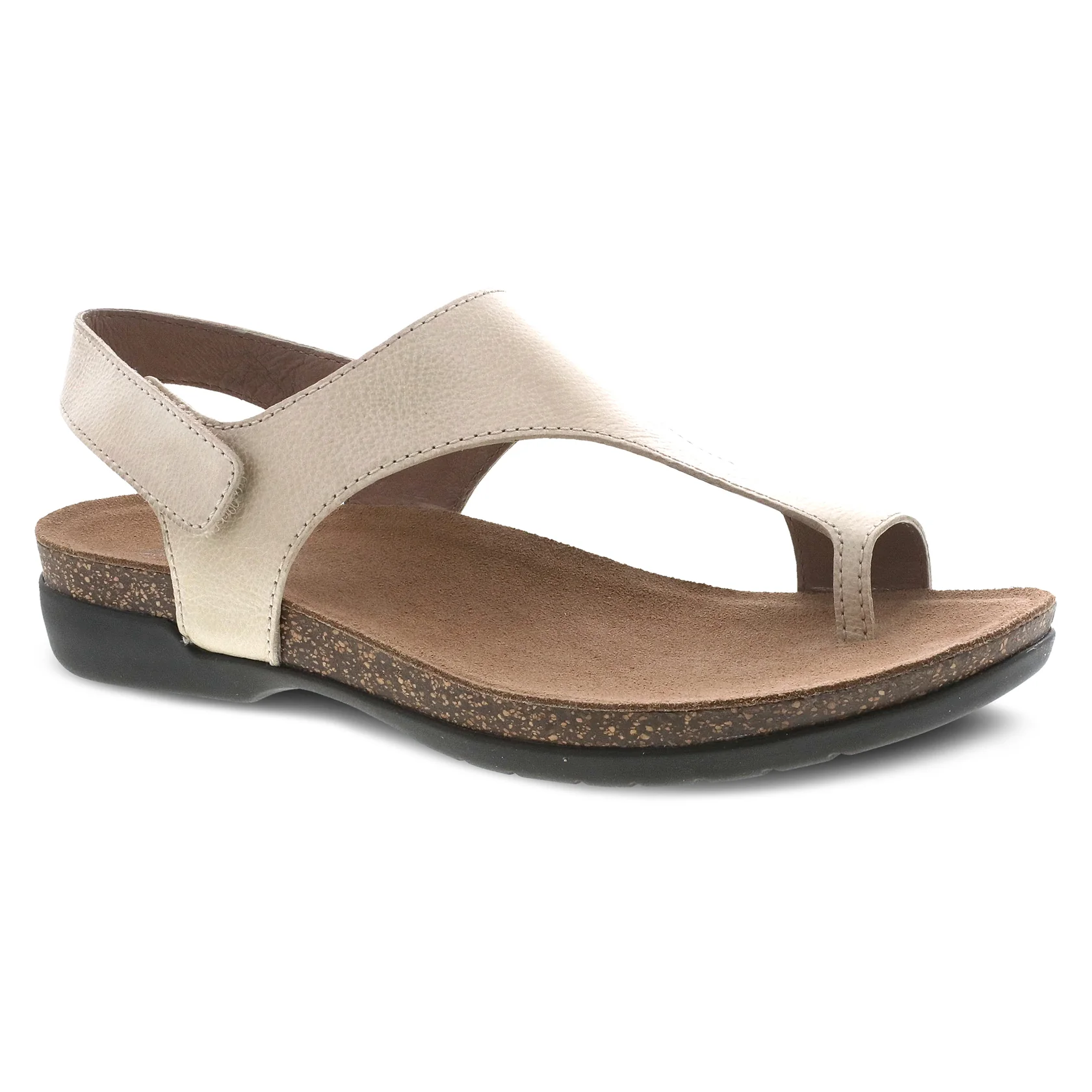 Dansko Women’s Reece Sandals-Linen Milled Burnished