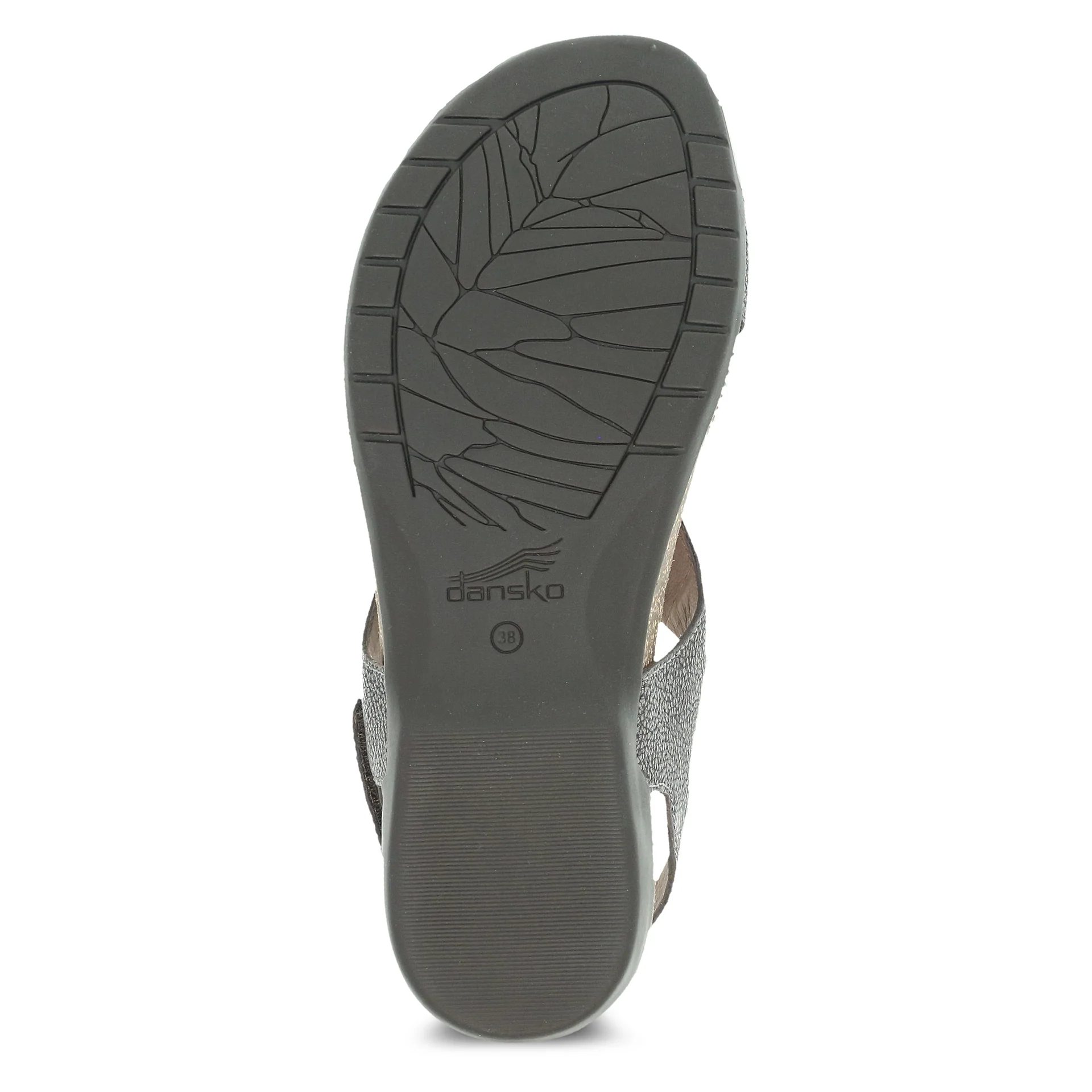 Dansko Women’s Reece Sandals-Pewter Metallic