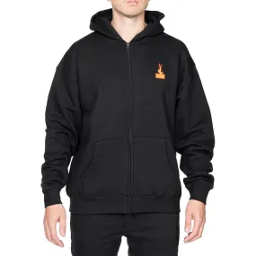 Death Collective - Black Moneybags Zip Hoodie