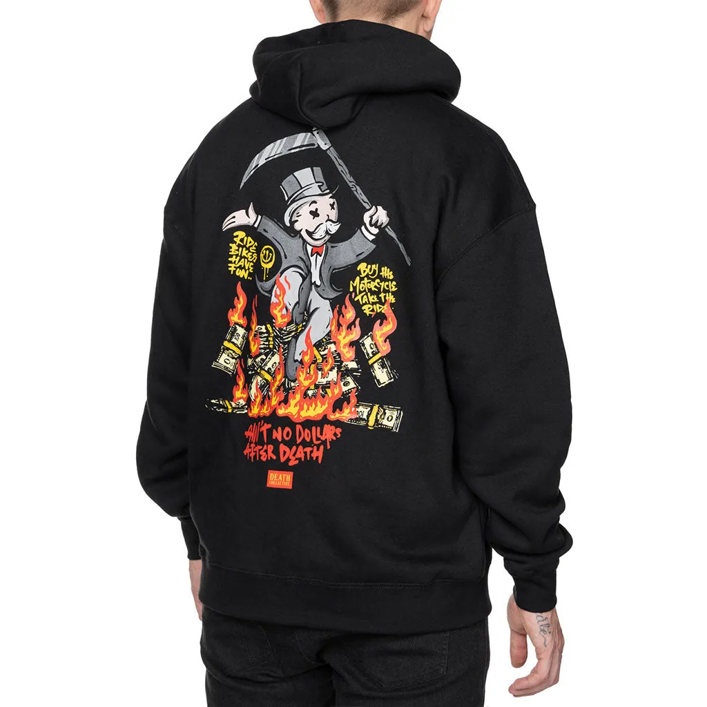 Death Collective - Black Moneybags Zip Hoodie