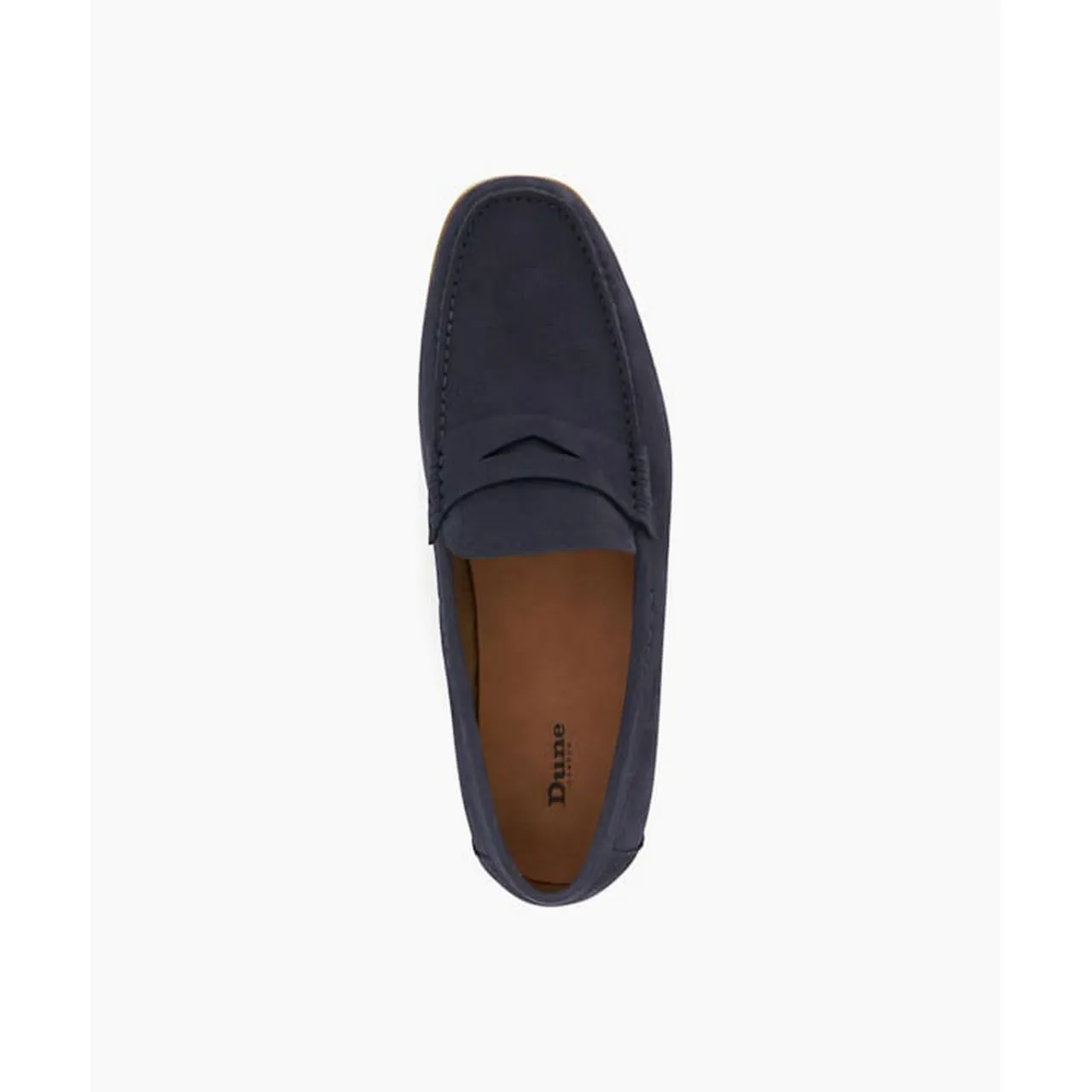 DUNE LONDON Berkly Penny Trim Loafers - Blue