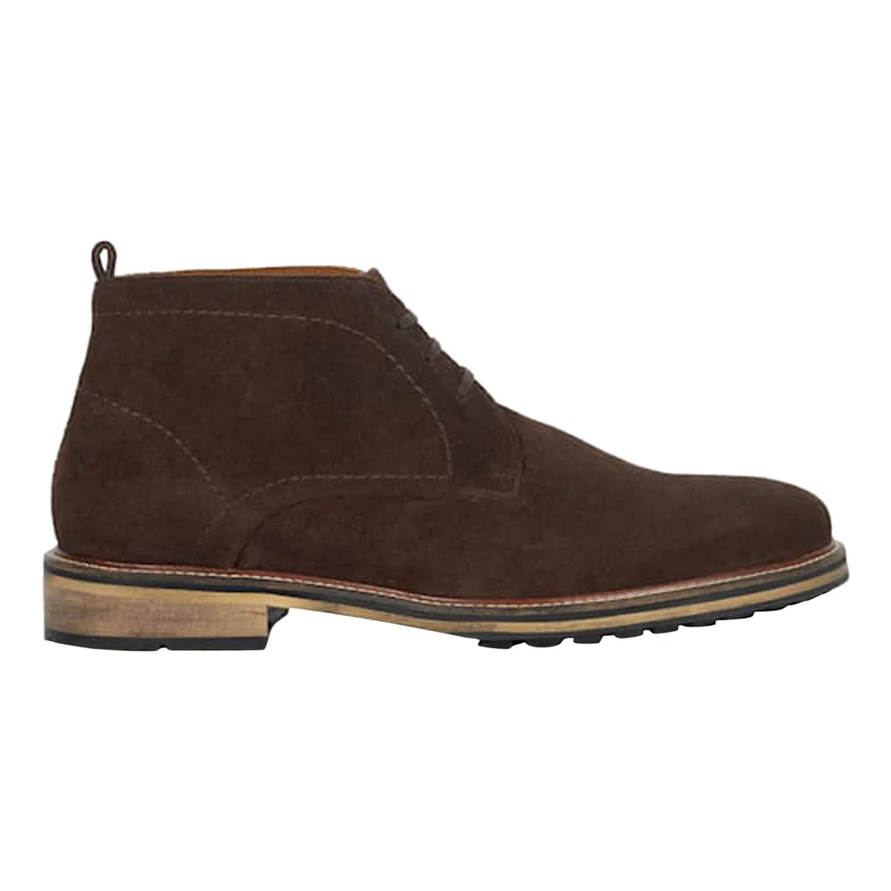 DUNE LONDON Charleys Lace-Up Chukka Boots - Brown