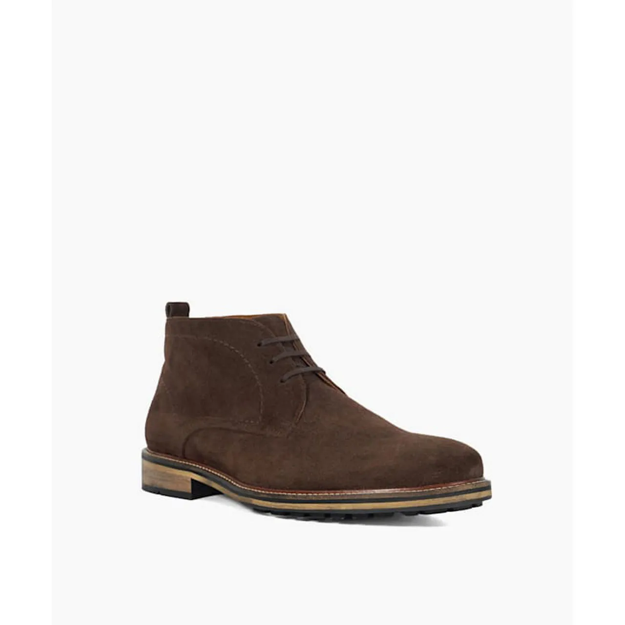 DUNE LONDON Charleys Lace-Up Chukka Boots - Brown