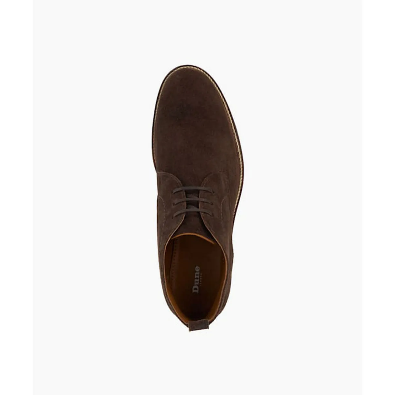 DUNE LONDON Charleys Lace-Up Chukka Boots - Brown