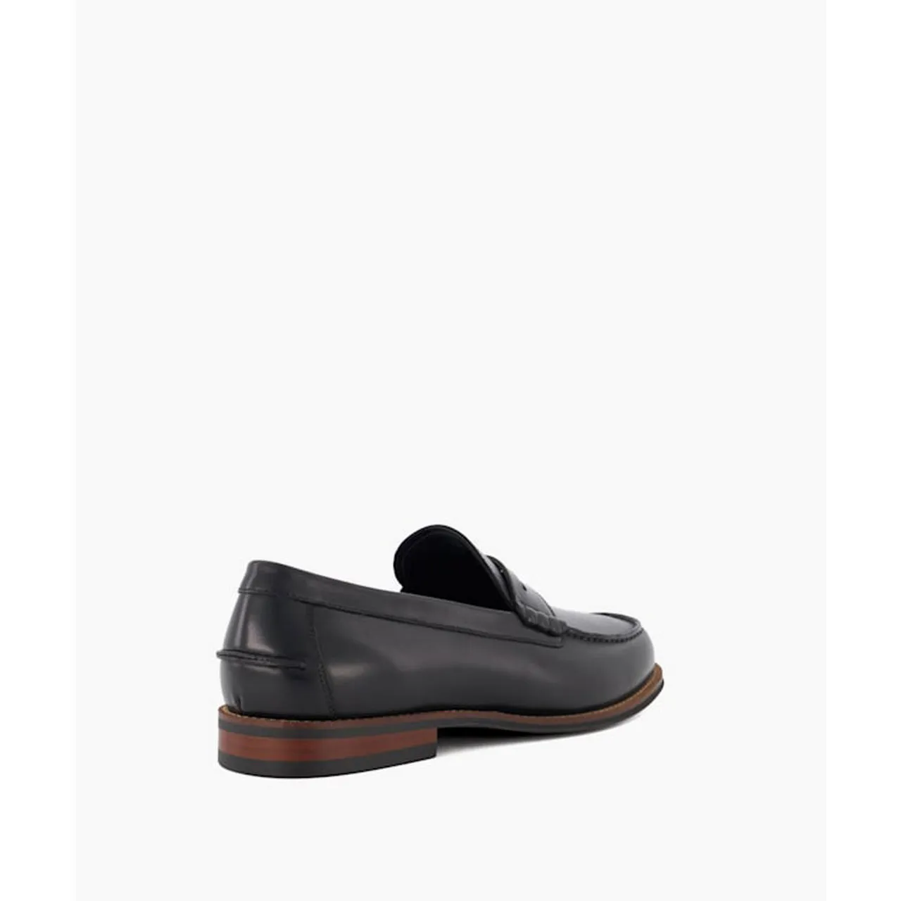 DUNE LONDON Samson Penny-Trim Loafers - Black