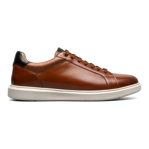 Florsheim Social Lace To Toe Sneaker in Cognac