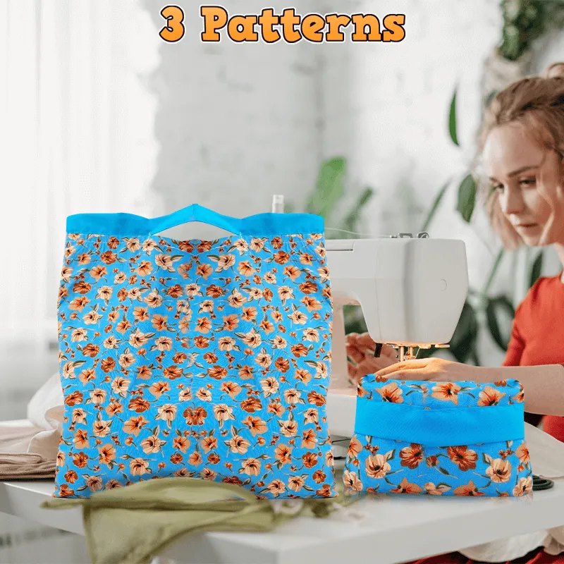 Foldable Market Bag PDF Download Pattern (3 sizes included)