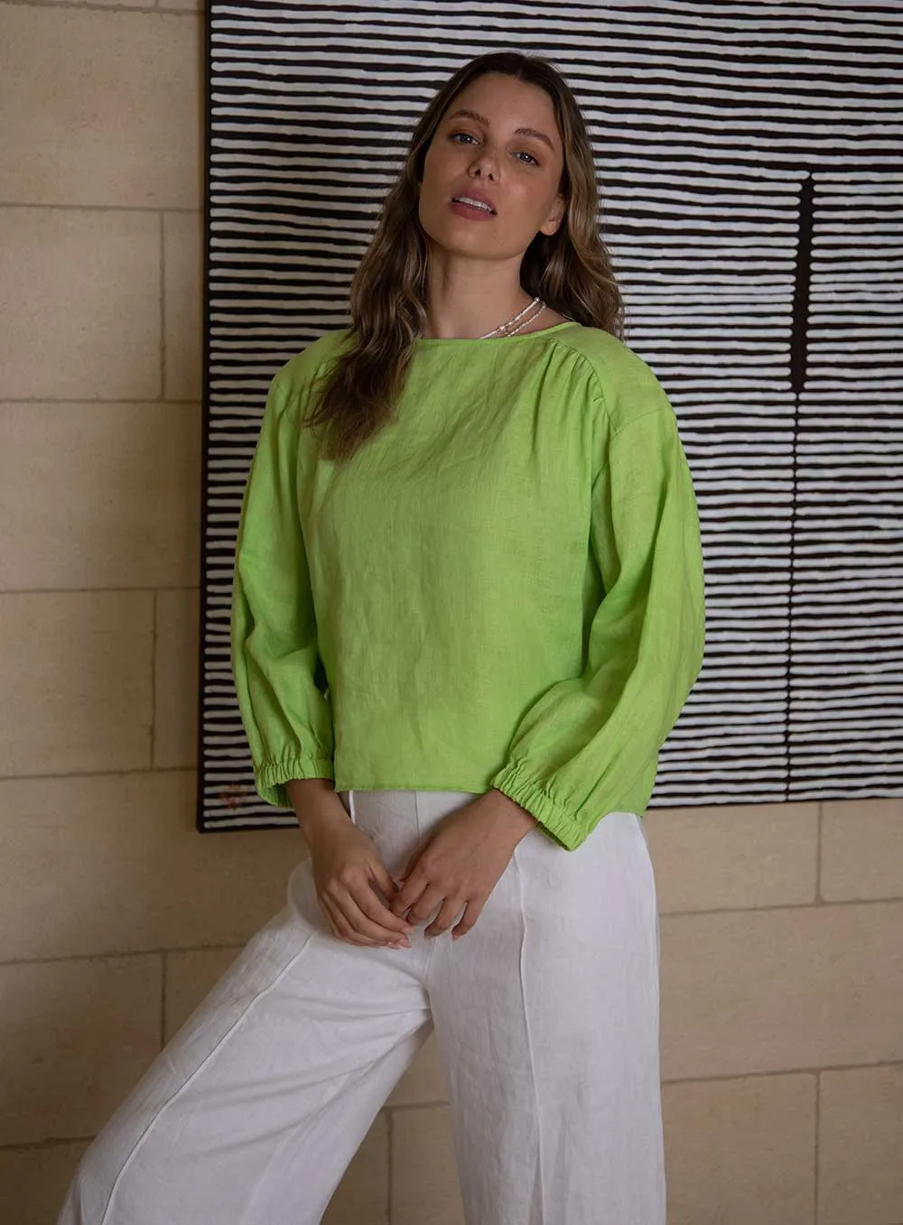 Freya Blouse-GREEN