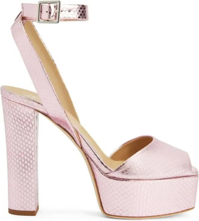 Giuseppe Zanotti Betty 120mm platform sandals Pink