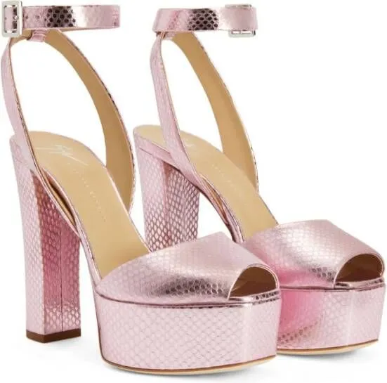 Giuseppe Zanotti Betty 120mm platform sandals Pink