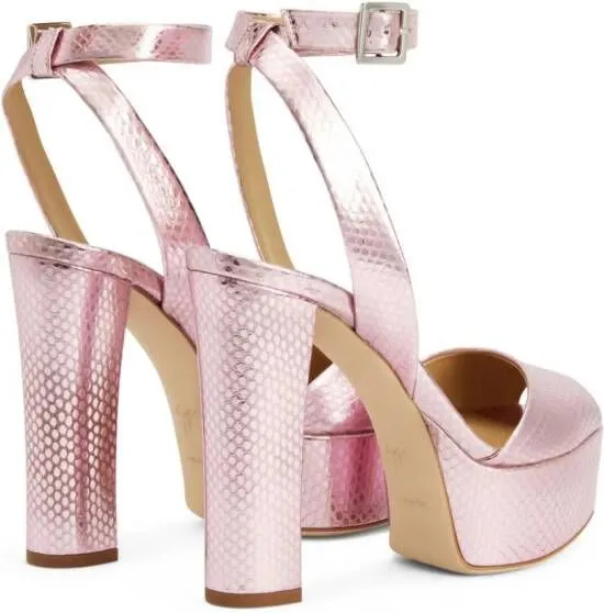 Giuseppe Zanotti Betty 120mm platform sandals Pink