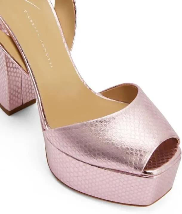 Giuseppe Zanotti Betty 120mm platform sandals Pink