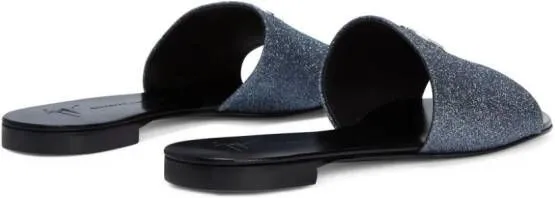 Giuseppe Zanotti Shirley glitter sandals Grey