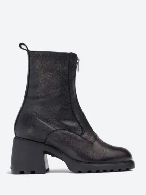 Heel Front Zip Boots