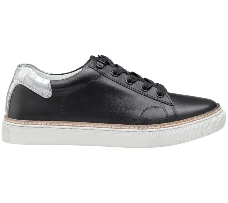 Johnston & Murphy Callie Lace-Up Sneaker Black