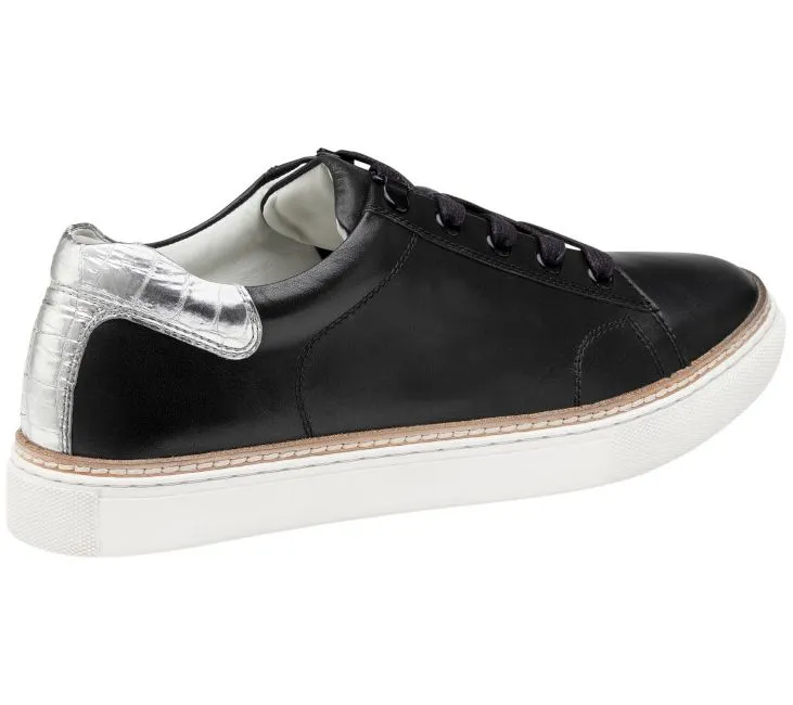 Johnston & Murphy Callie Lace-Up Sneaker Black