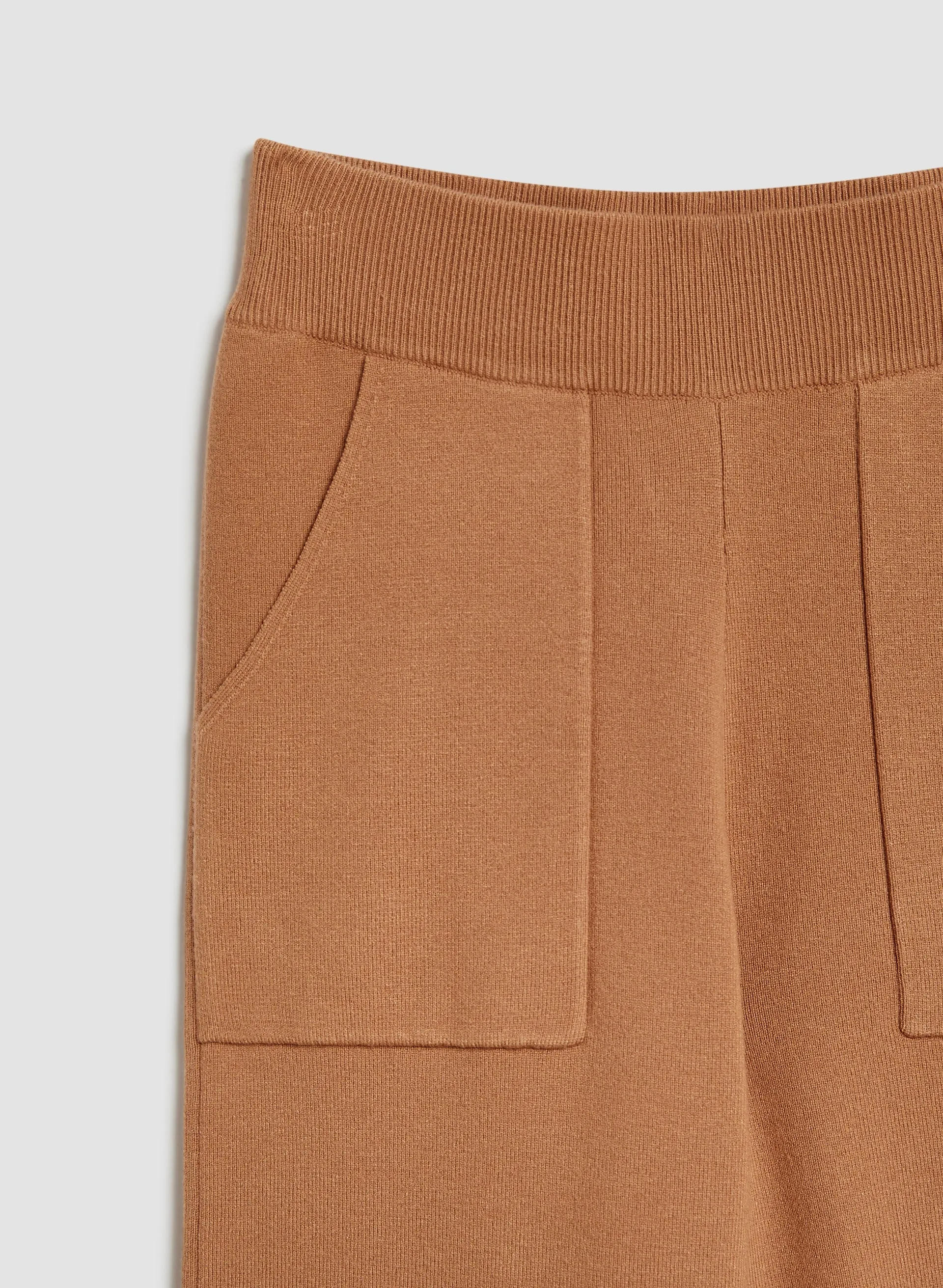 Knit Culotte Pull-On Pants