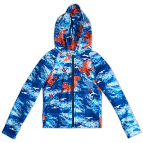 Koi Fish Zip Up Hoodie UPF 50+