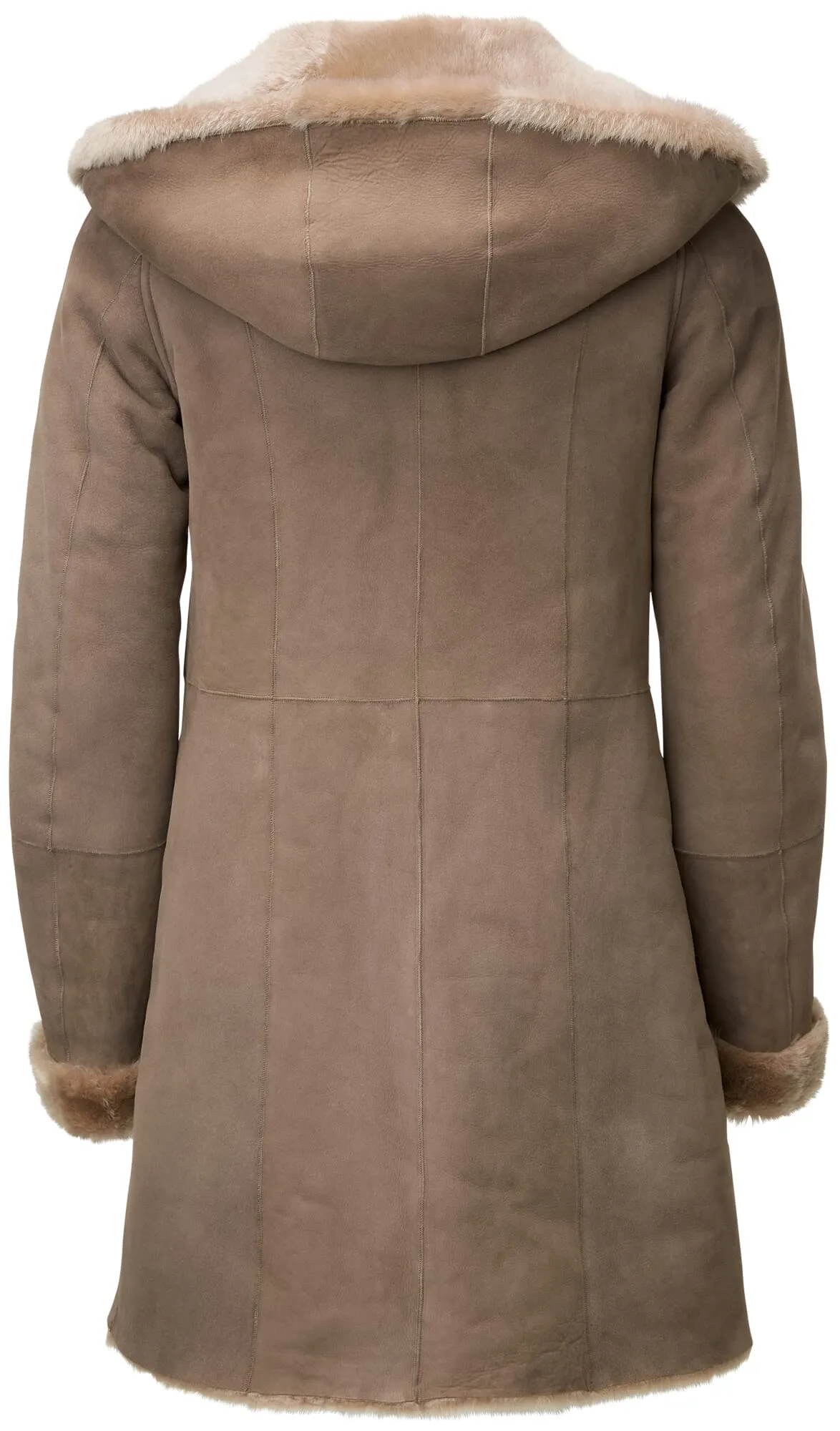 Ladies lambskin coat, Light brown | Manufactum