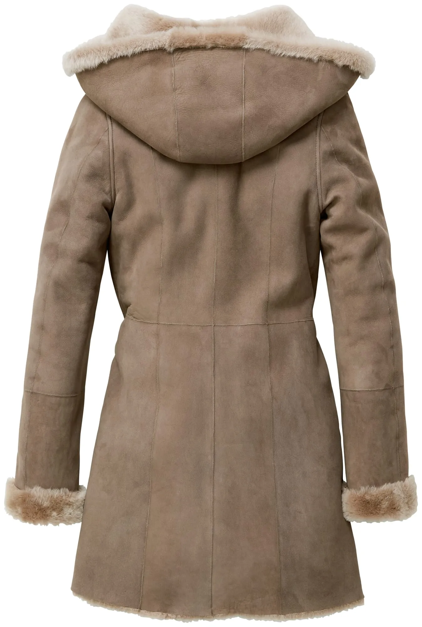 Ladies lambskin coat, Light brown | Manufactum