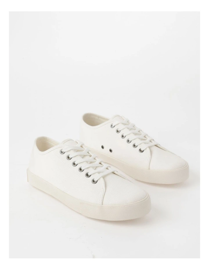 Lance Canvas Sneaker in White