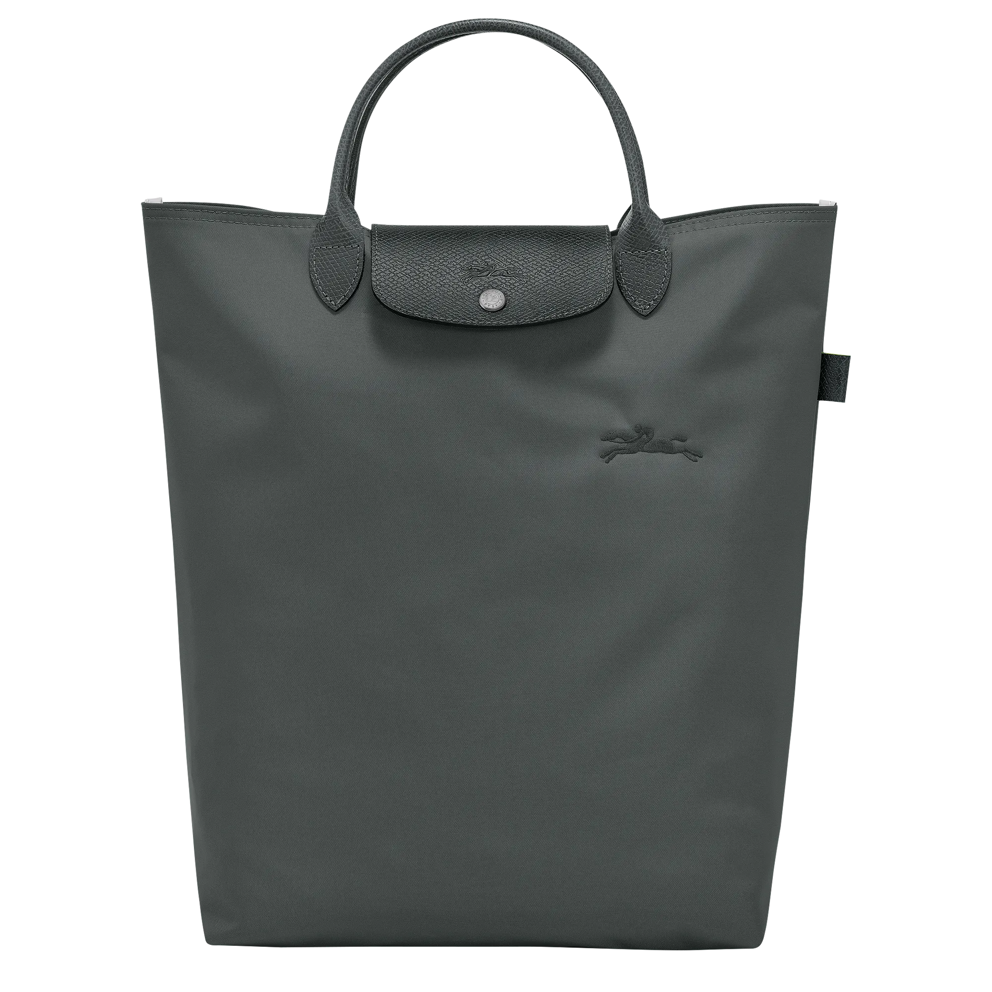 Le Pliage Green M Tote bag Graphite - Canvas