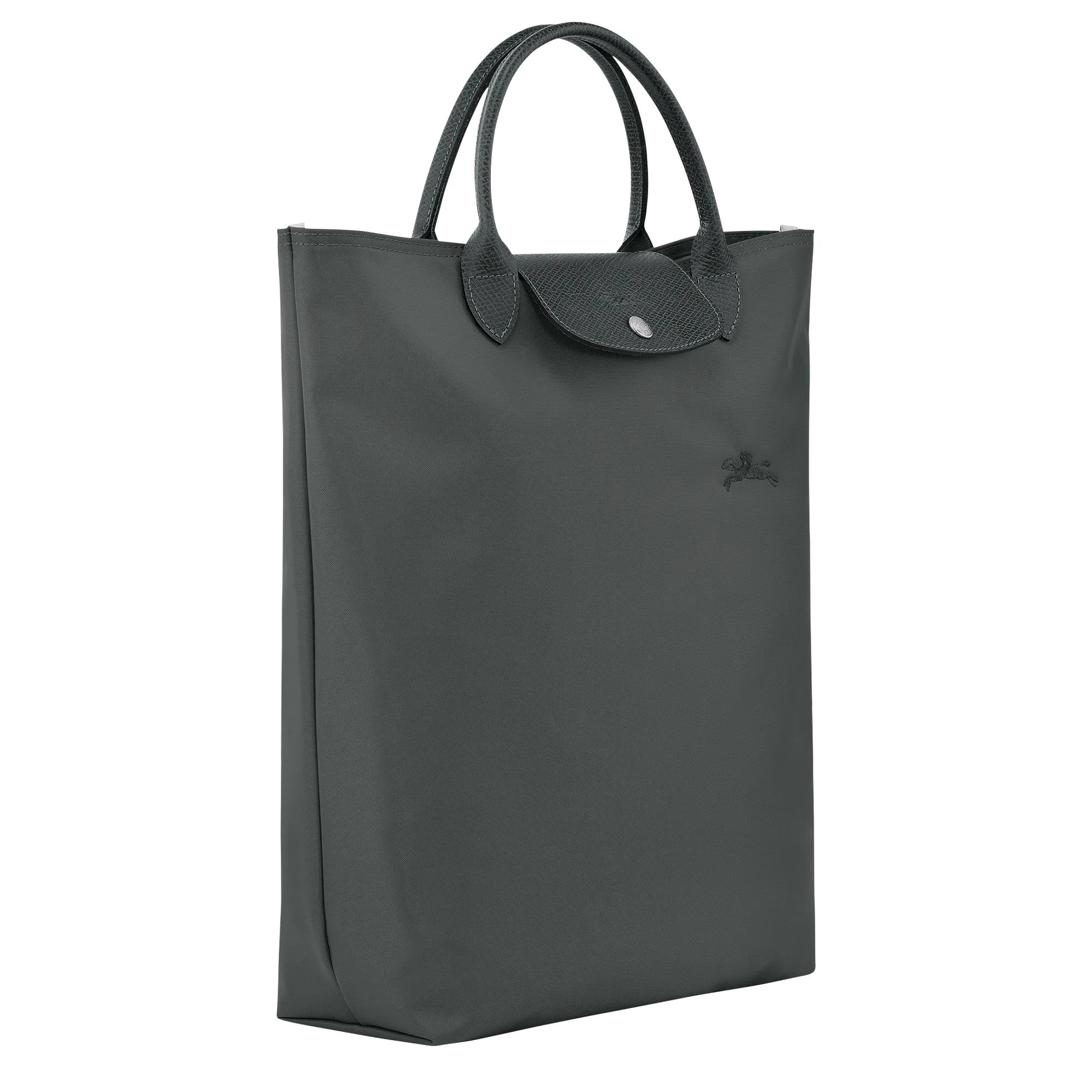 Le Pliage Green M Tote bag Graphite - Canvas