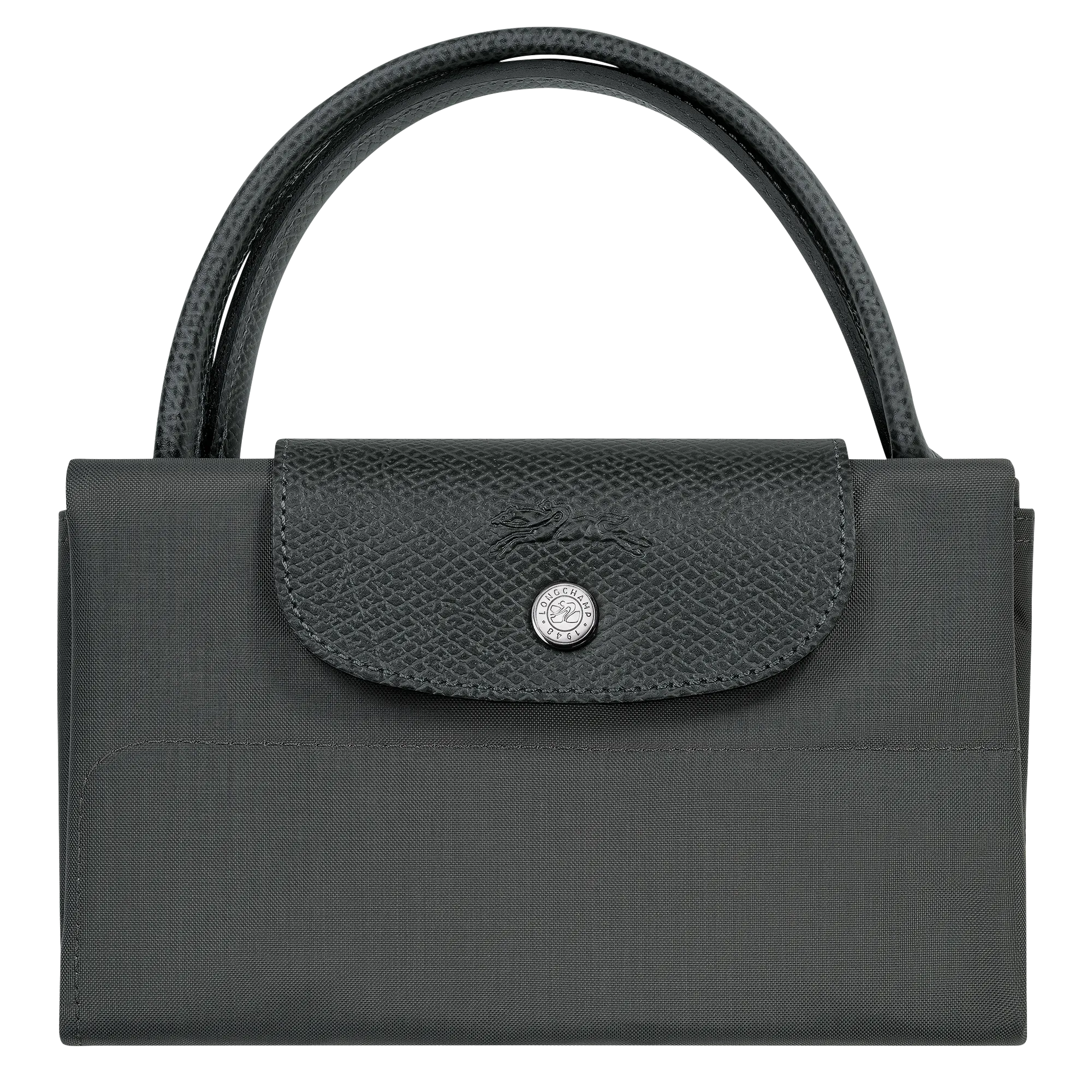 Le Pliage Green M Tote bag Graphite - Canvas