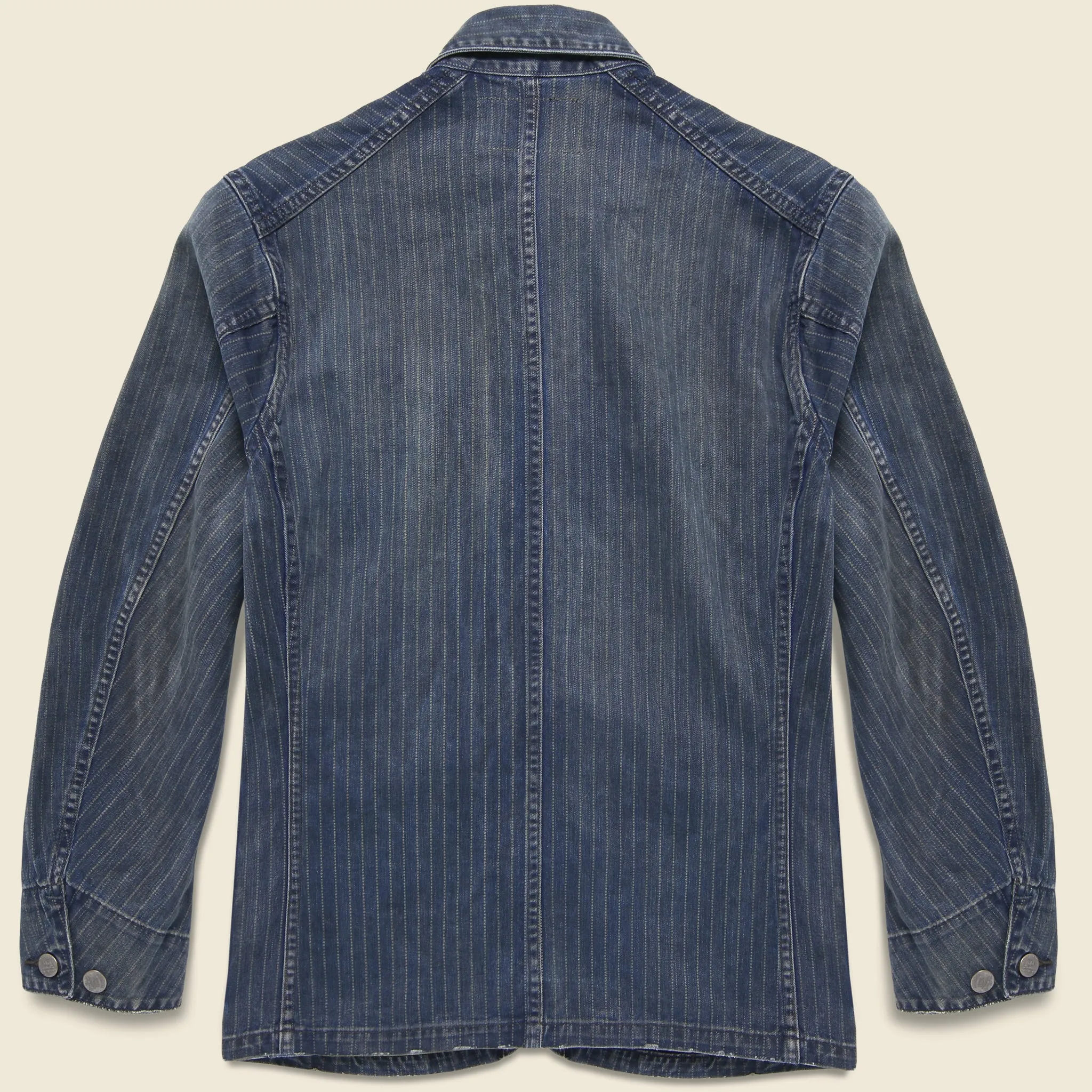 Mechanic Chore Coat - Black Indigo Wash