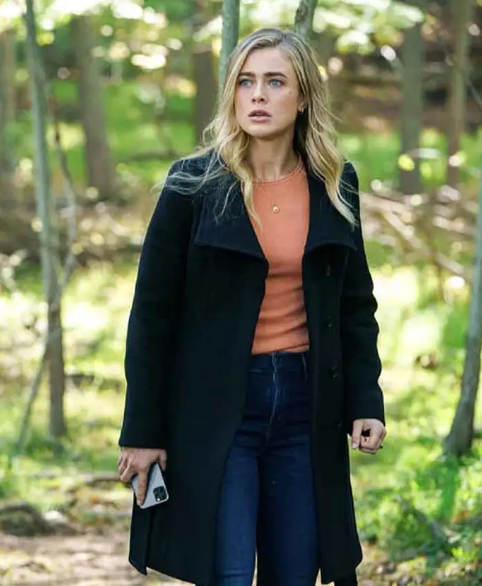 Melissa Roxburgh Manifest Black Coat | William Jacket