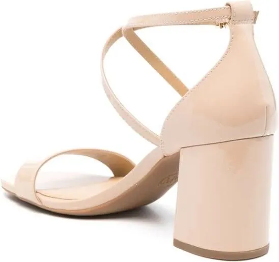 Michael Kors Sophie 70mm leather sandals Neutrals