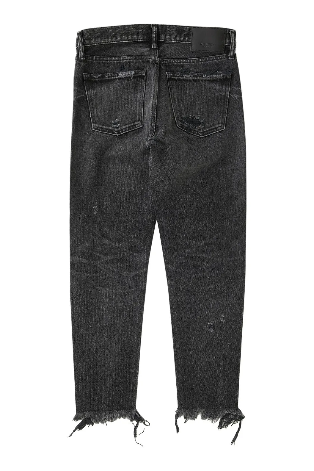 Moussy Denim Keller Tapered Jeans in Black