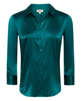 Ocean Teal Dani Blouse