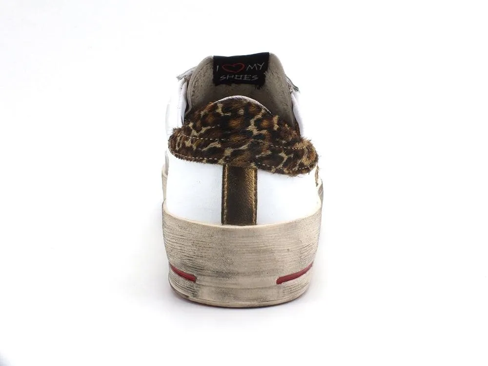 OKINAWA Low Plus Limited Sneaker Cavallino Bianco Leopard 1927