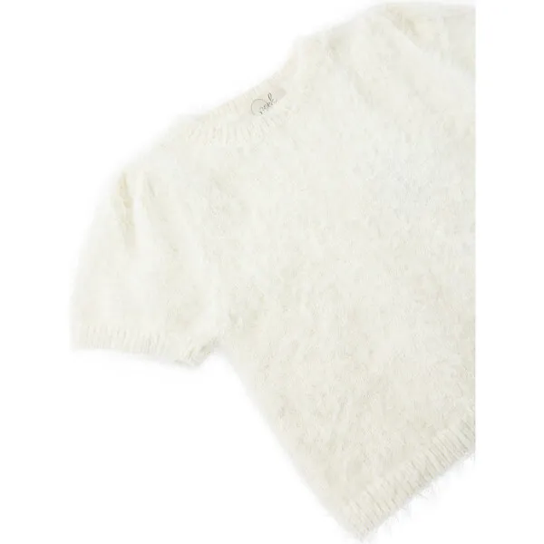 Peek Kids Fuzzy Sweater & Metallic Tutu Skirt Set, Multicolors