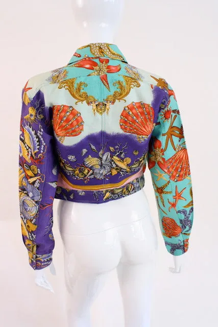 Rare Vintage GIANNI VERSACE S/S 1992 Seashell Jacket