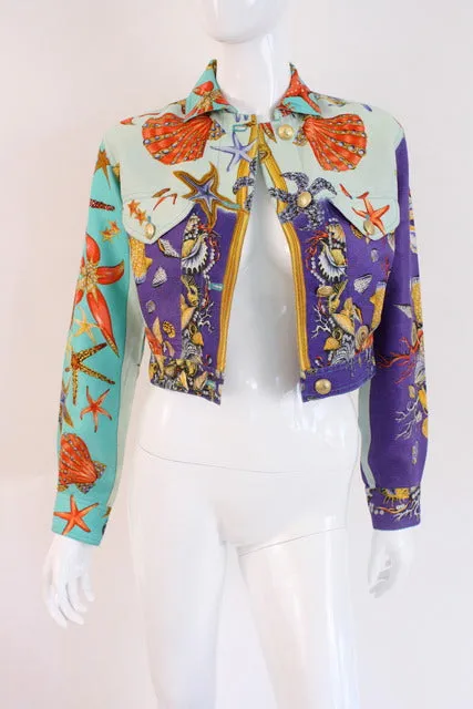 Rare Vintage GIANNI VERSACE S/S 1992 Seashell Jacket