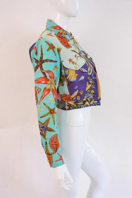 Rare Vintage GIANNI VERSACE S/S 1992 Seashell Jacket