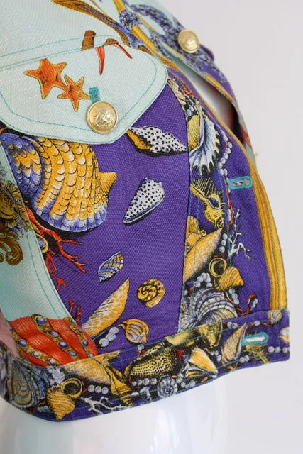 Rare Vintage GIANNI VERSACE S/S 1992 Seashell Jacket