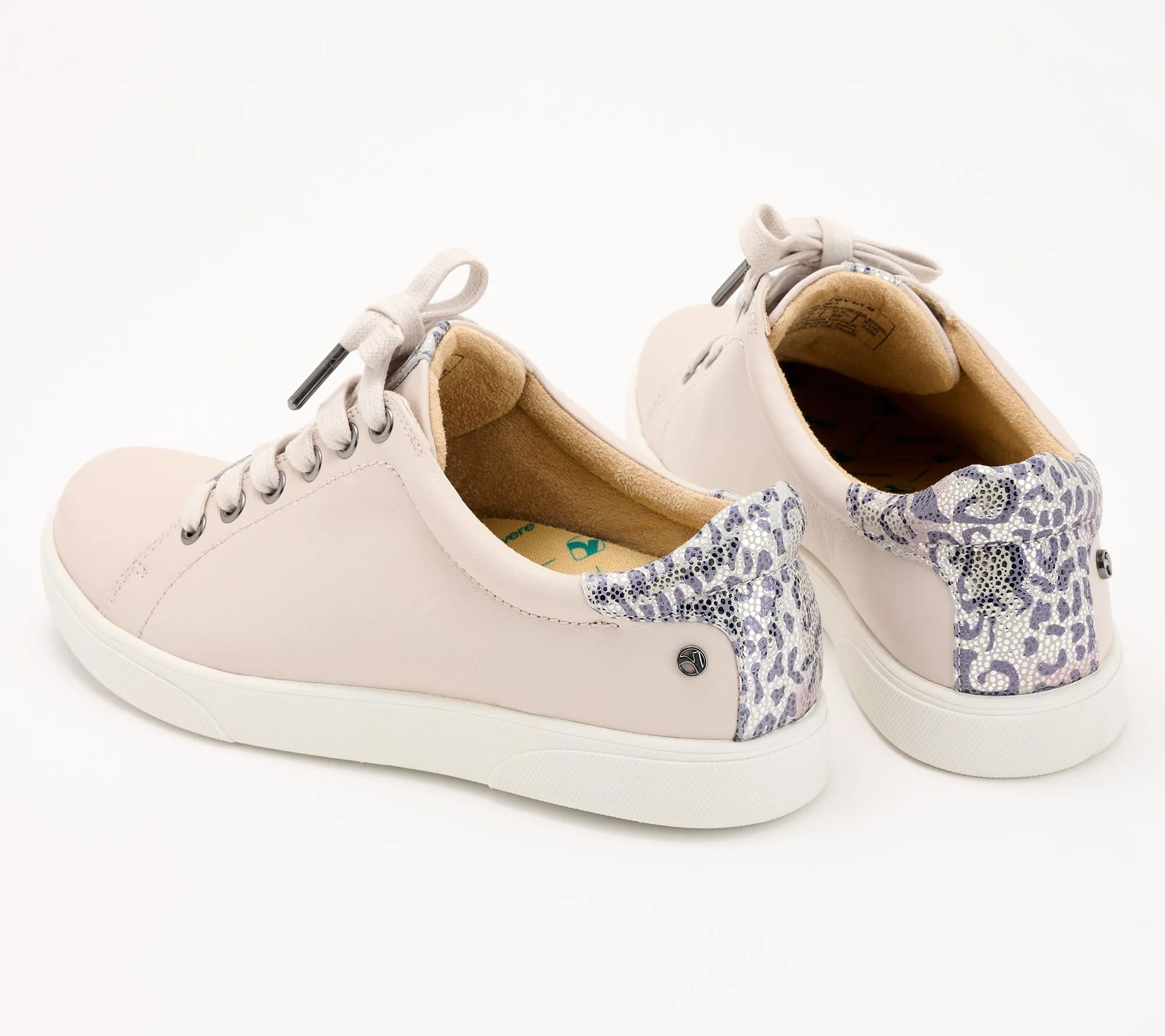 Revere Leather Lace-Up Sneaker - Limoges