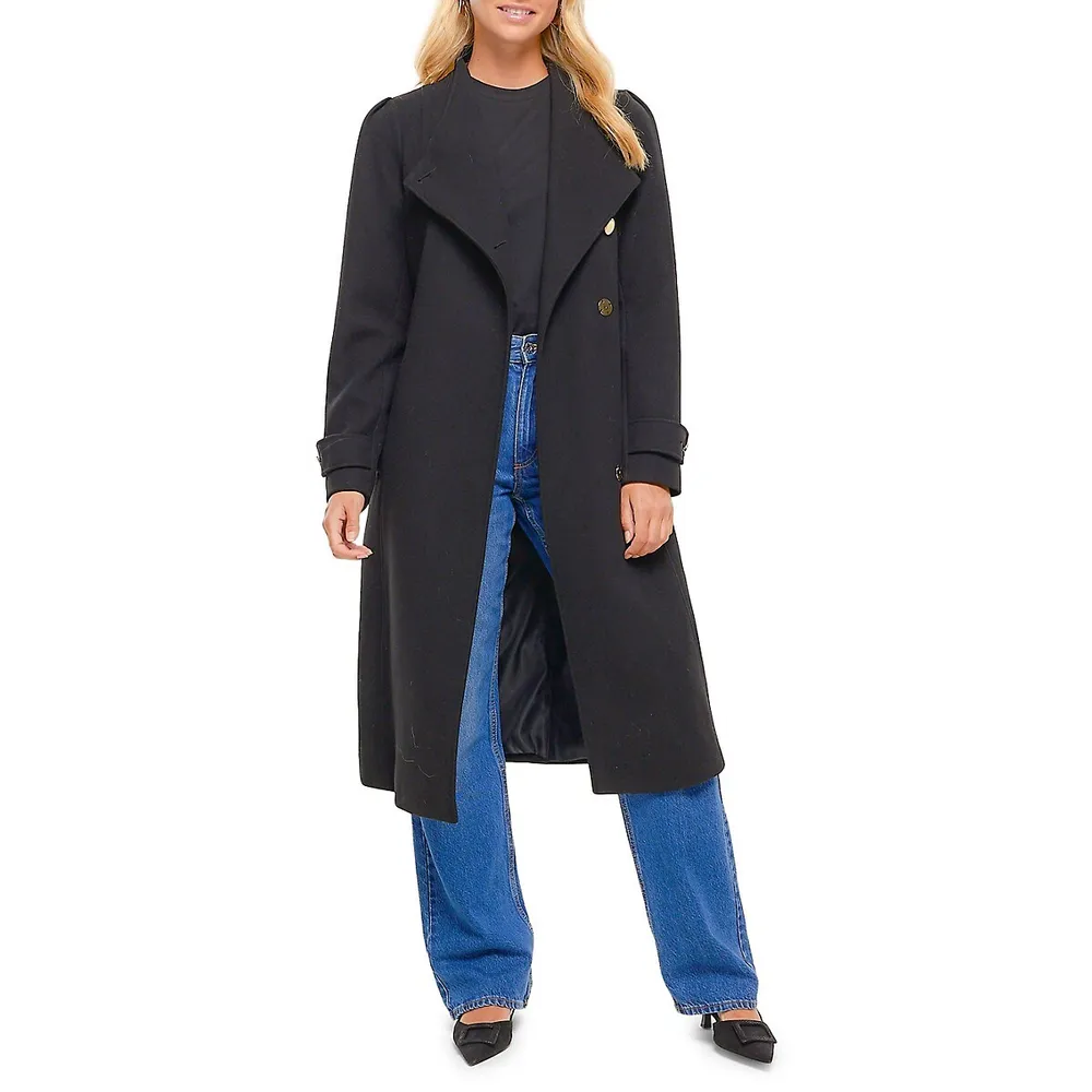 River Island Fall Away Wrap Coat