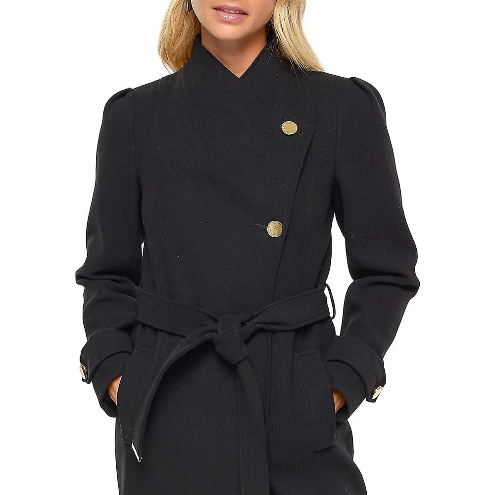 River Island Fall Away Wrap Coat